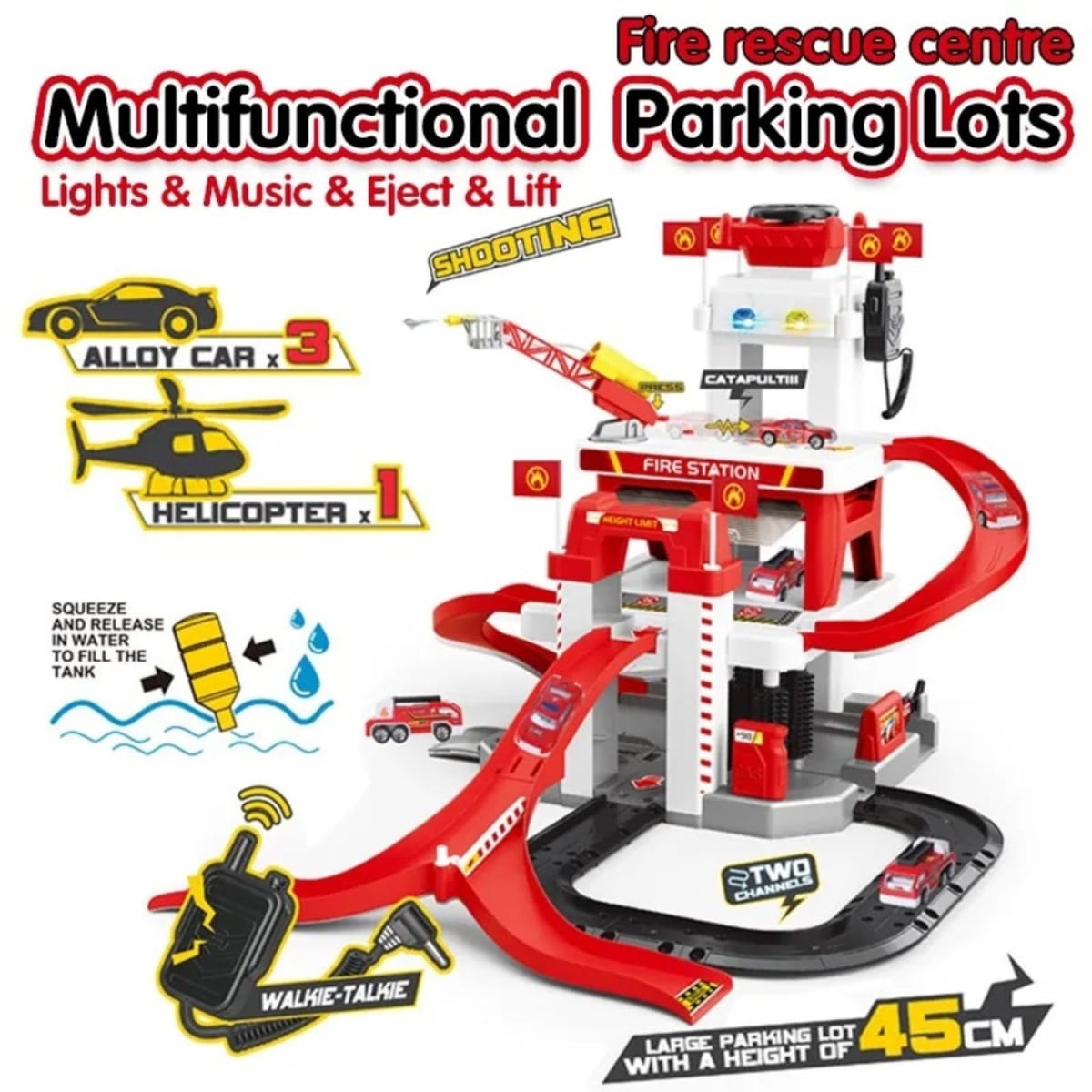 Pista Multifuncional Estación de Bomberos Luz, Agua, Sonido6