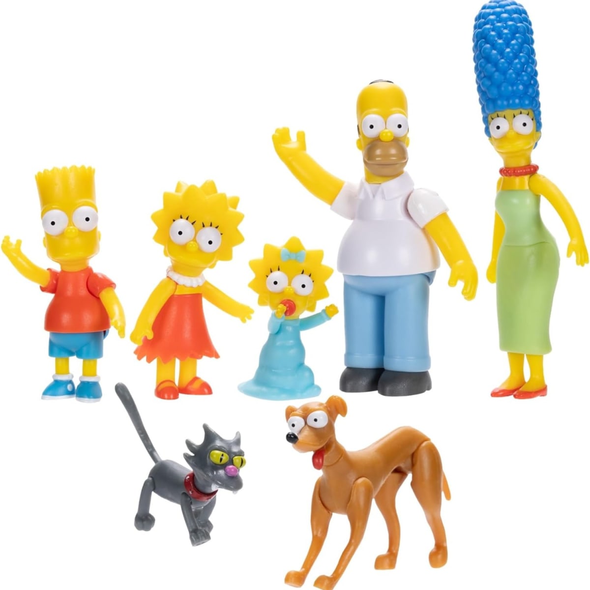 Pack x 7 Figuras Familia Los Simpsons2