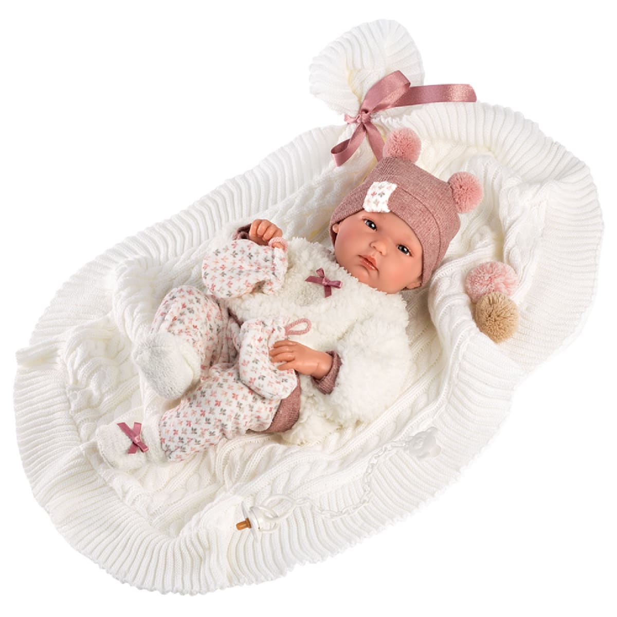 Muñeca Llorens RN  Bimba 35 Cm Toquilla Invierno4