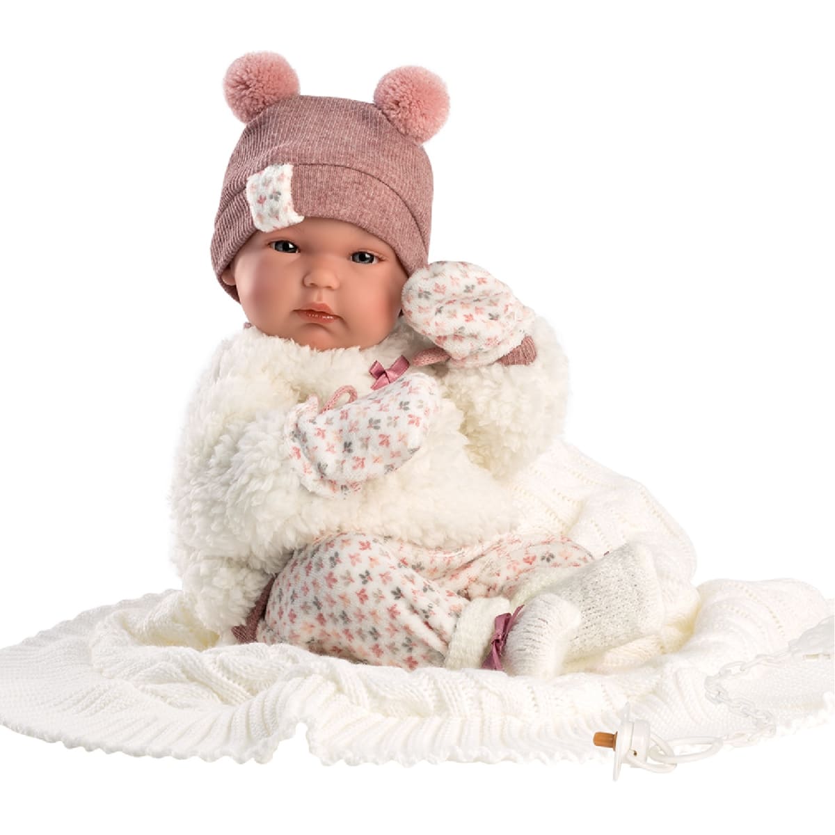 Muñeca Llorens RN  Bimba 35 Cm Toquilla Invierno2