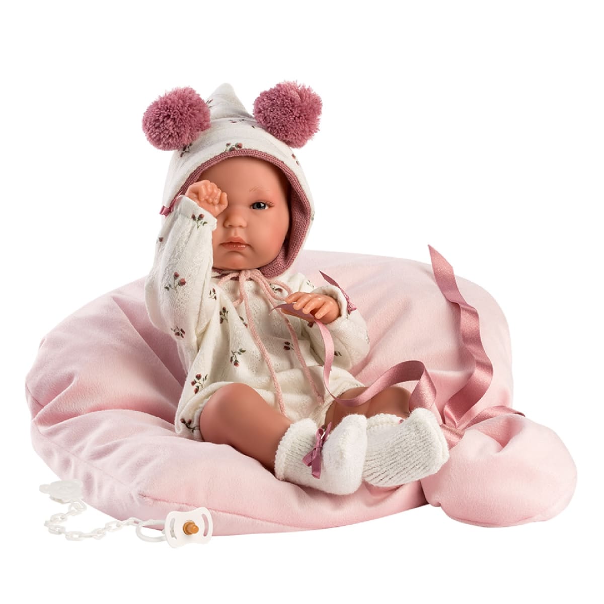 Muñeca Llorens RN Bimba 35 Cm Vestido Flores3