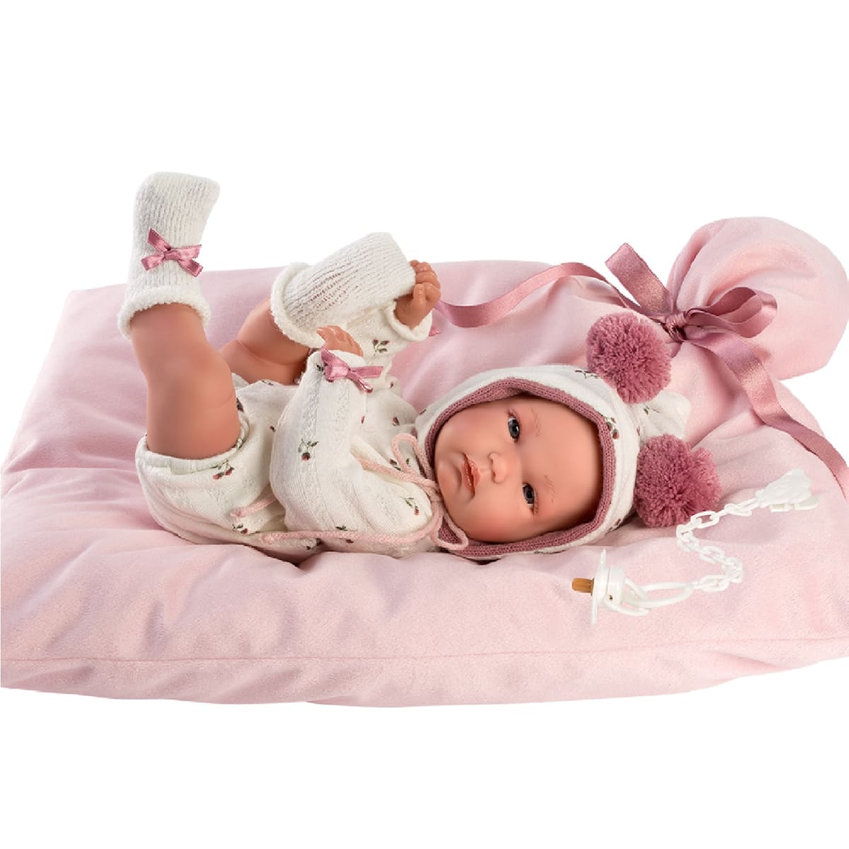 Muñeca Llorens RN Bimba 35 Cm Vestido Flores2