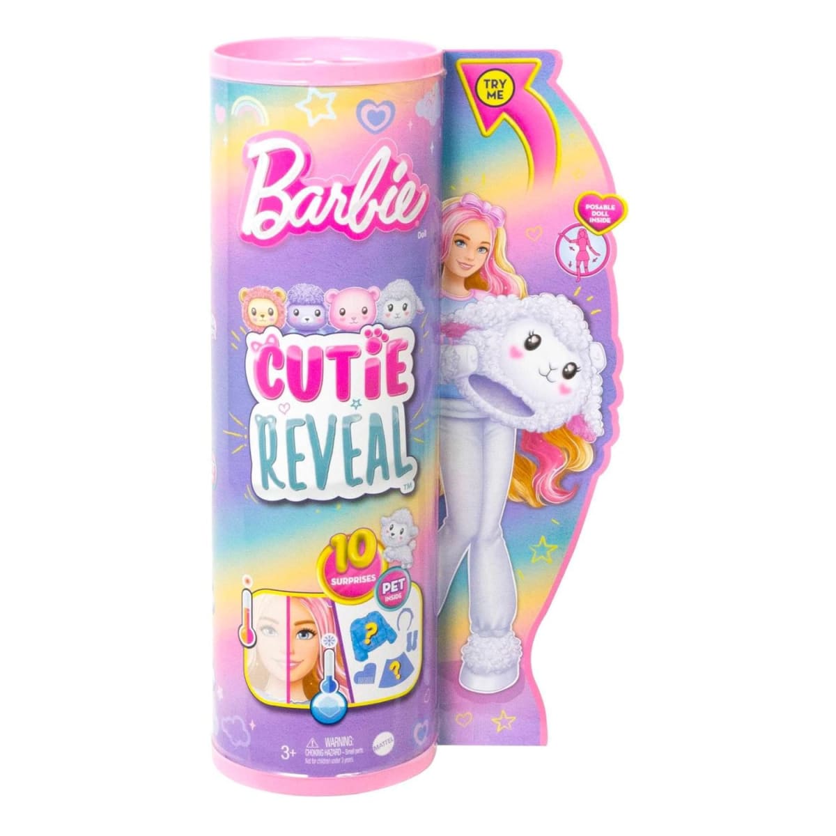 Barbie Cutie Reveal Cozy Cute Tees Barbie Oveja6