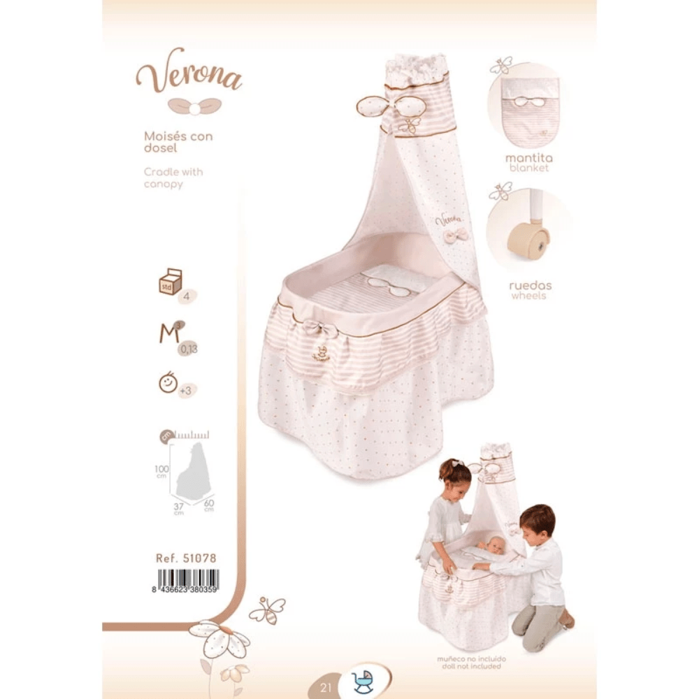 Moises Cuna para Muñecas Colección Verona6