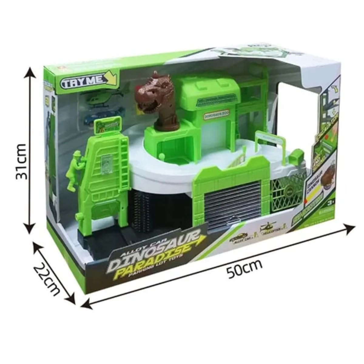 Pista Dinosaurio con Luz, Sonido y Lanzador6