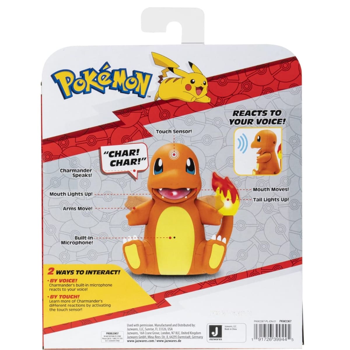 Muñeco Interactivo  Charmander con Sonido y Movimiento6
