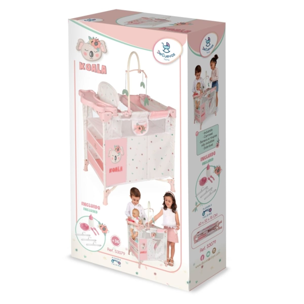 Armario Cambiador de Muñecas Plegable Koala con Accesorios6