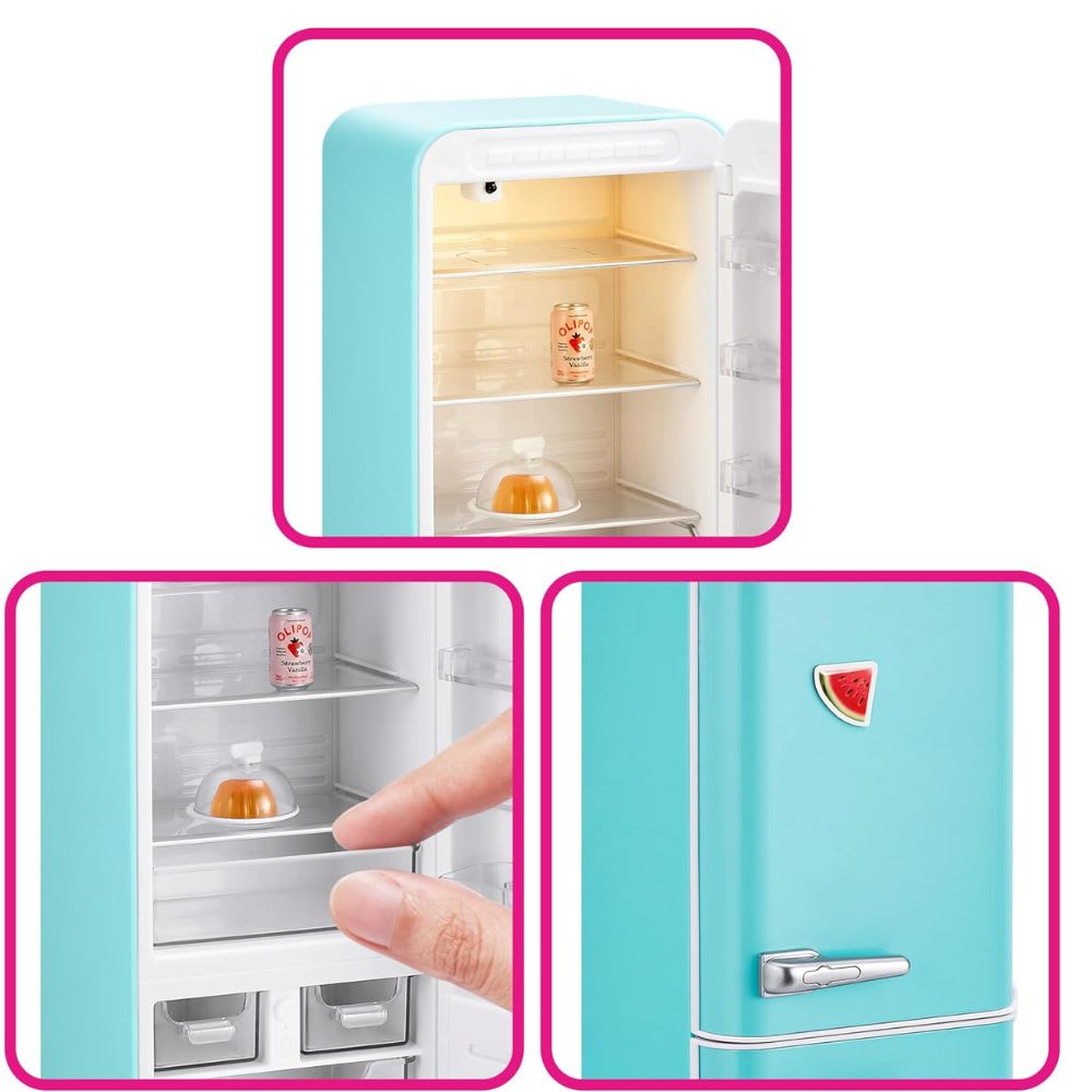 Mini Brands Juego Fill The Fridge con luz UV6