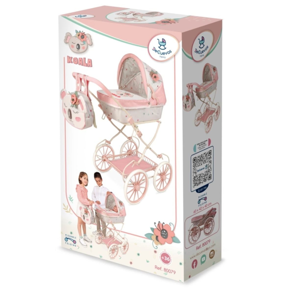 Coche de Muñecas Koala Plegable 6