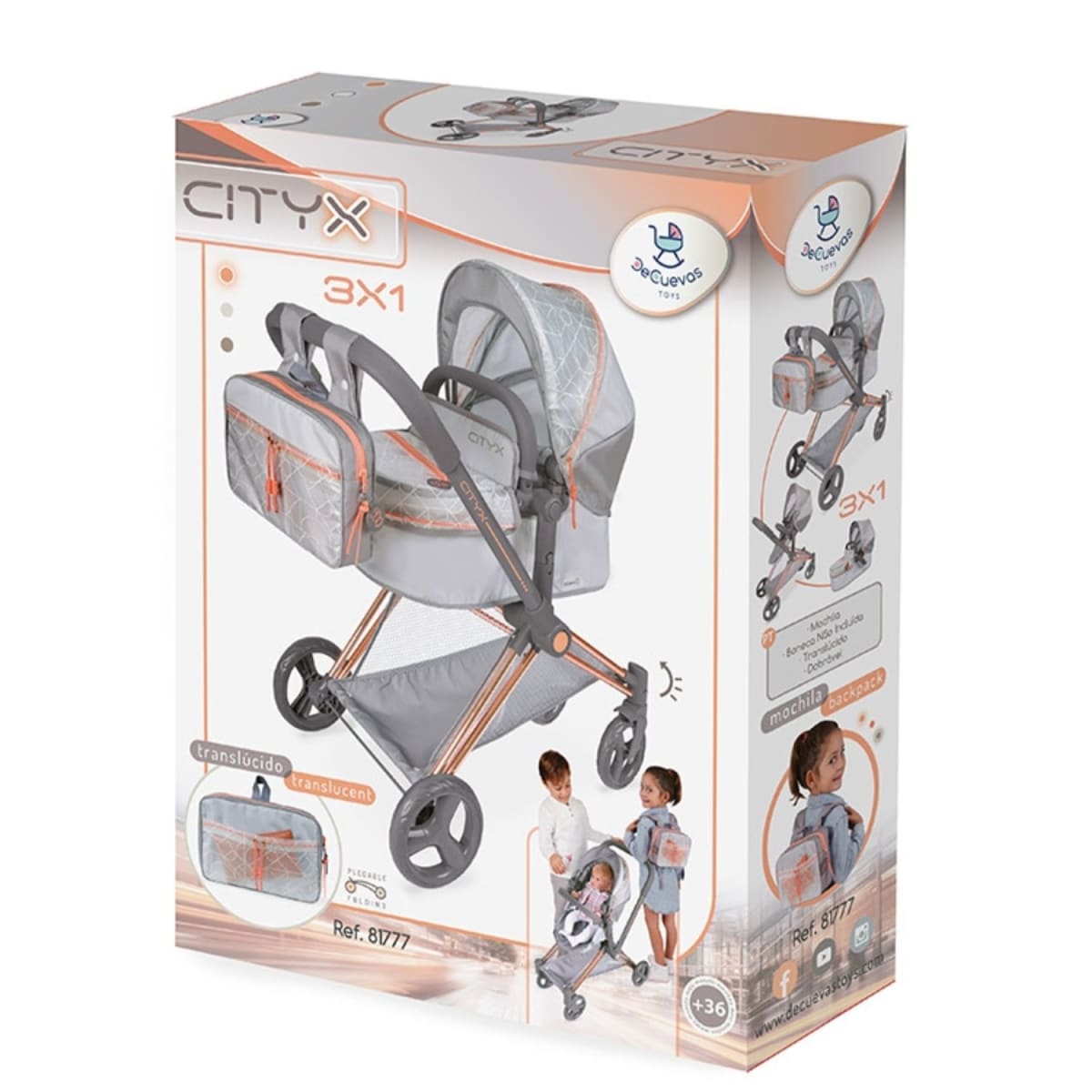 Coche de Muñecas  Cityx 3 en 17