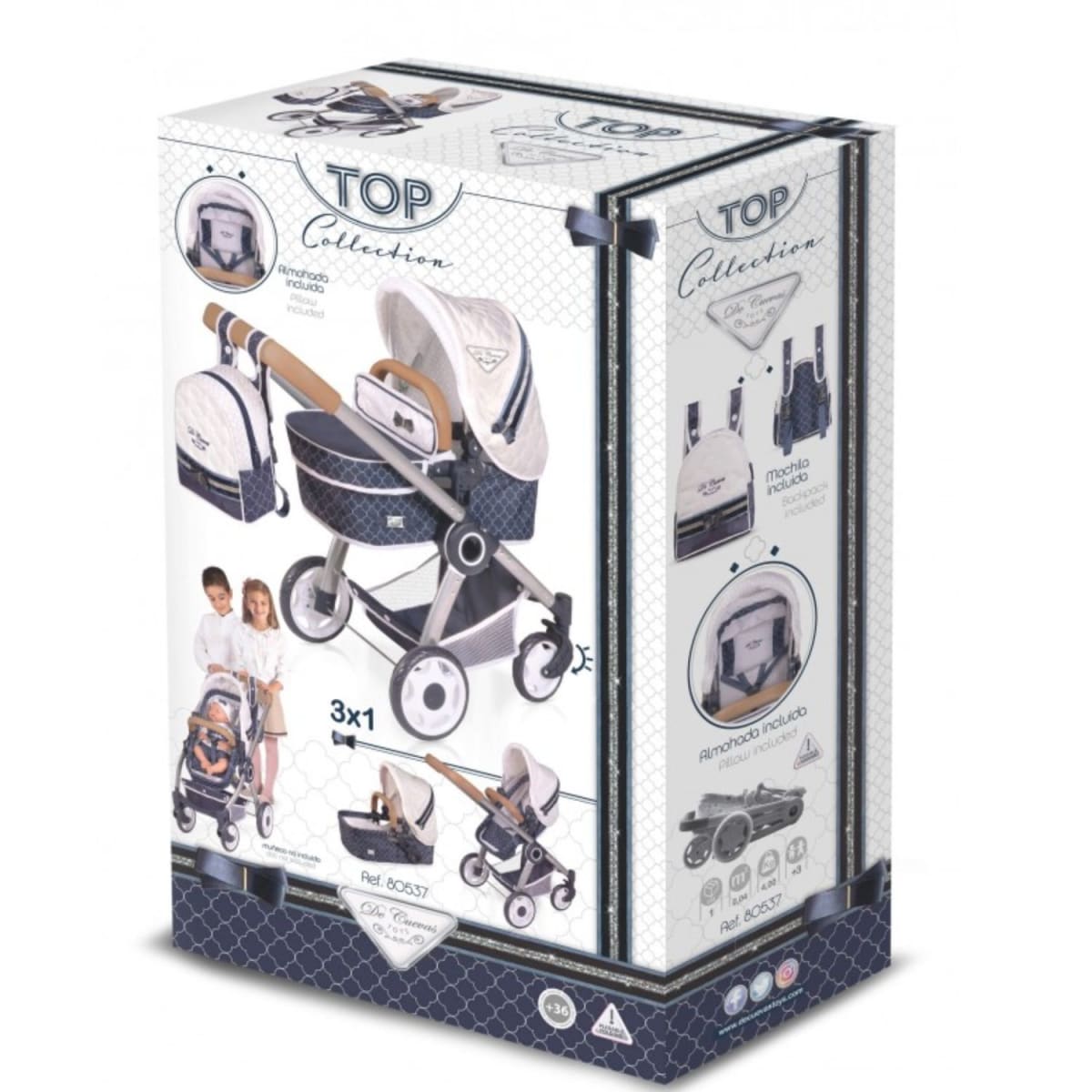 Coche de Muñecas  3 en 1 Top Collection7
