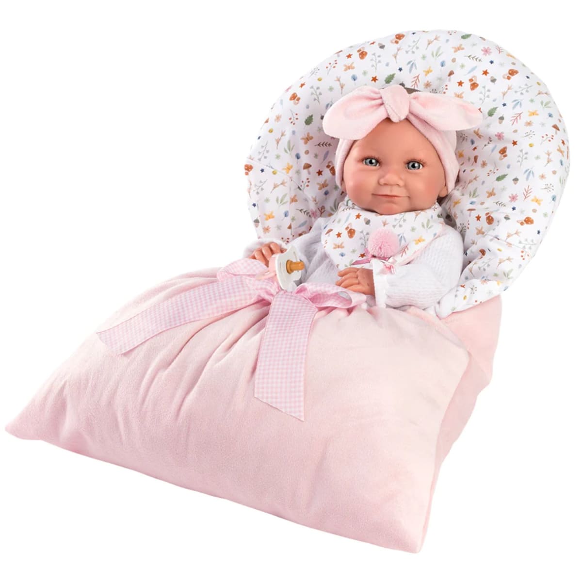 Muñeca Llorens Tina 40 cm con Saquito Rosa 5