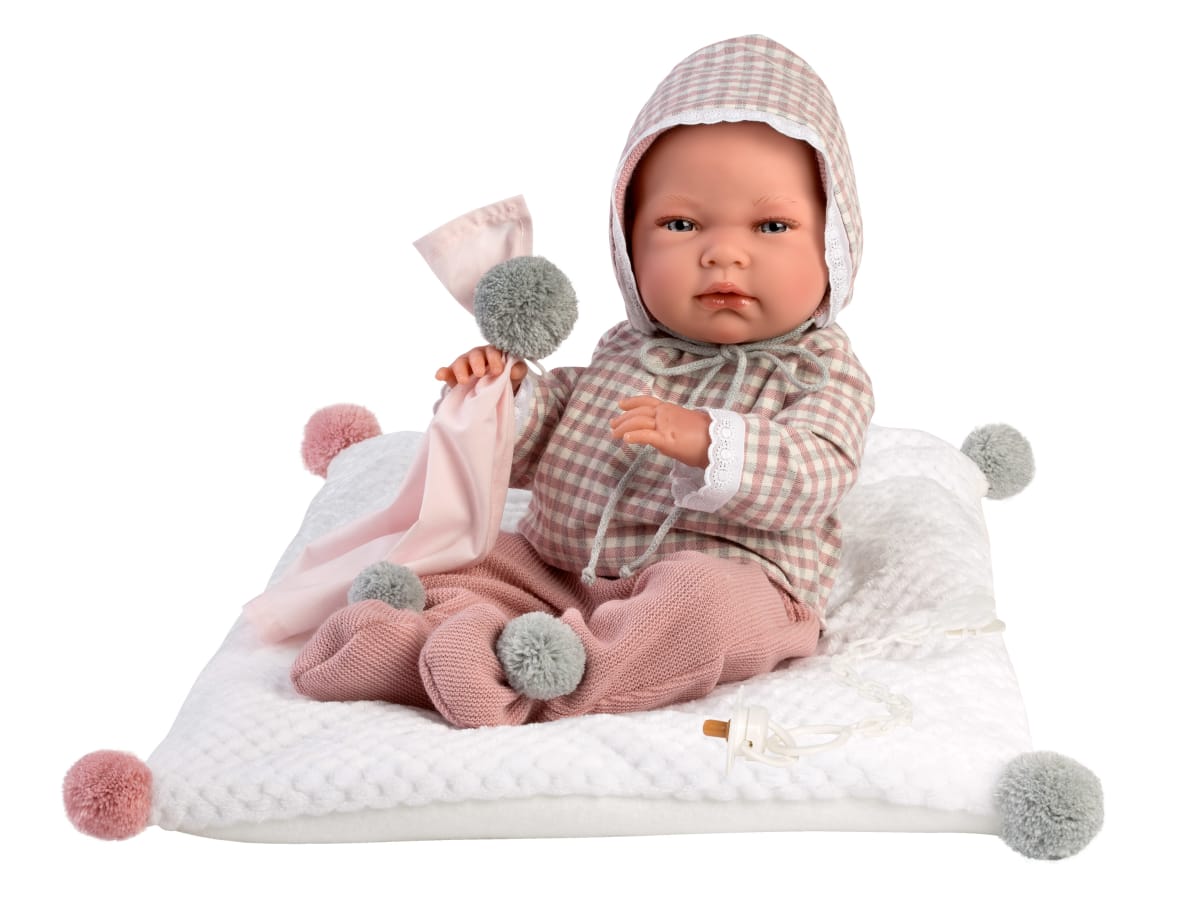 Bebé Nica Recién Nacida con Cojin2