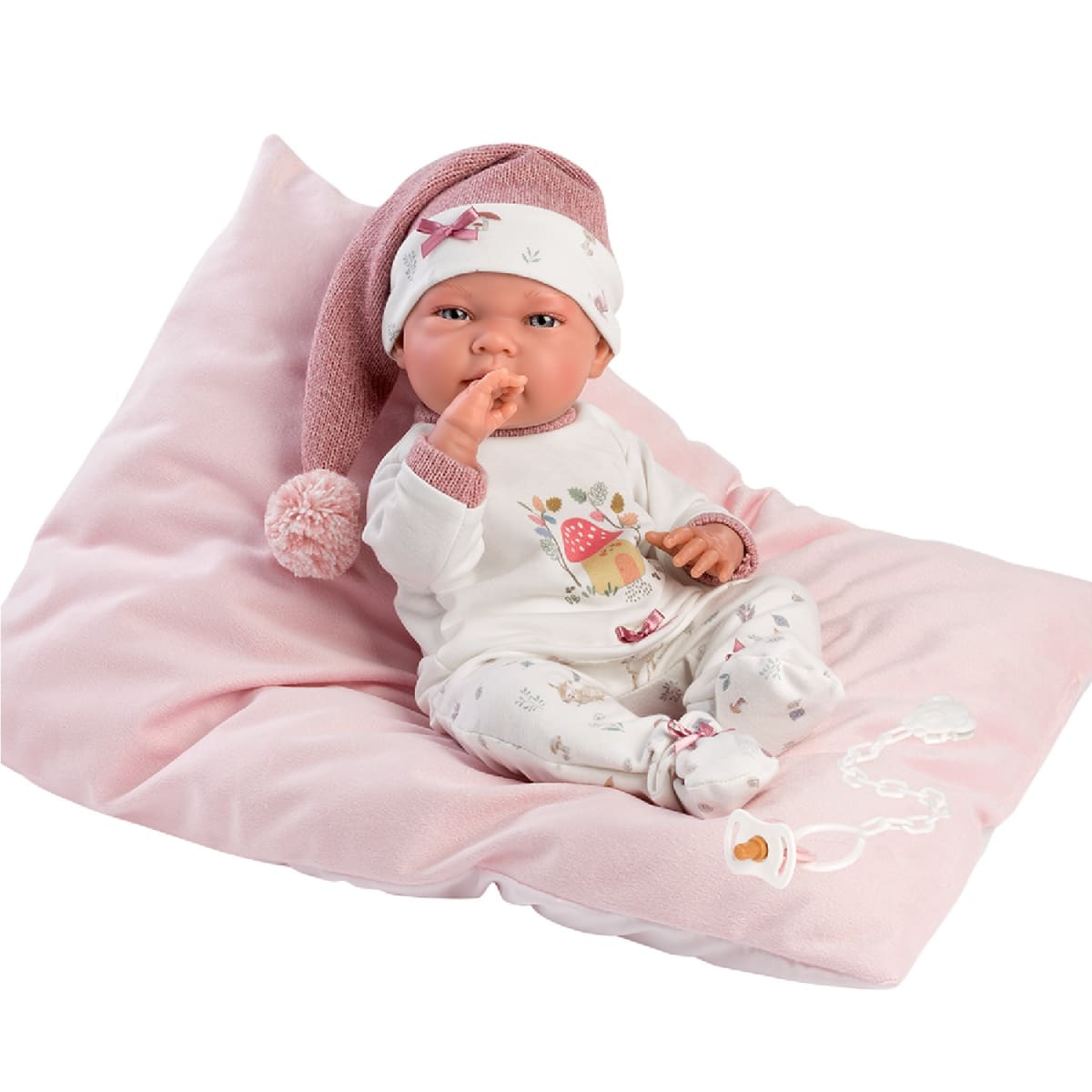 Muñeca Llorens Bebé Nica Pijama Seta3