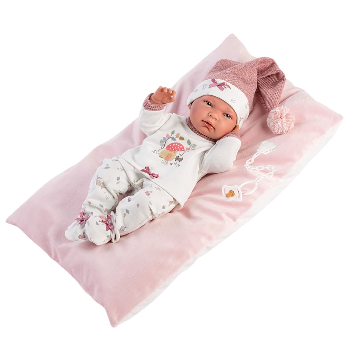 Muñeca Llorens Bebé Nica Pijama Seta2