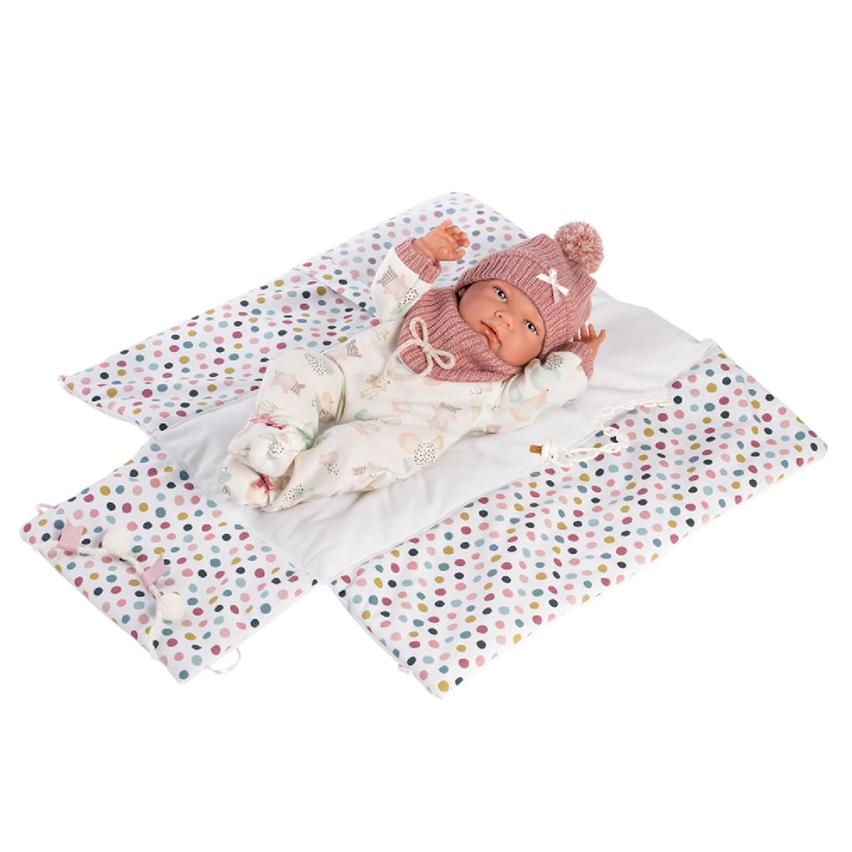 Muñeca Llorens Bebé Nica Cunita Cambiador3