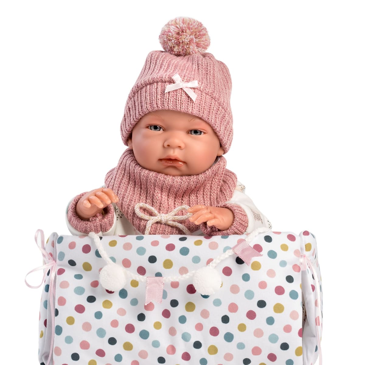 Muñeca Llorens Bebé Nica Cunita Cambiador2