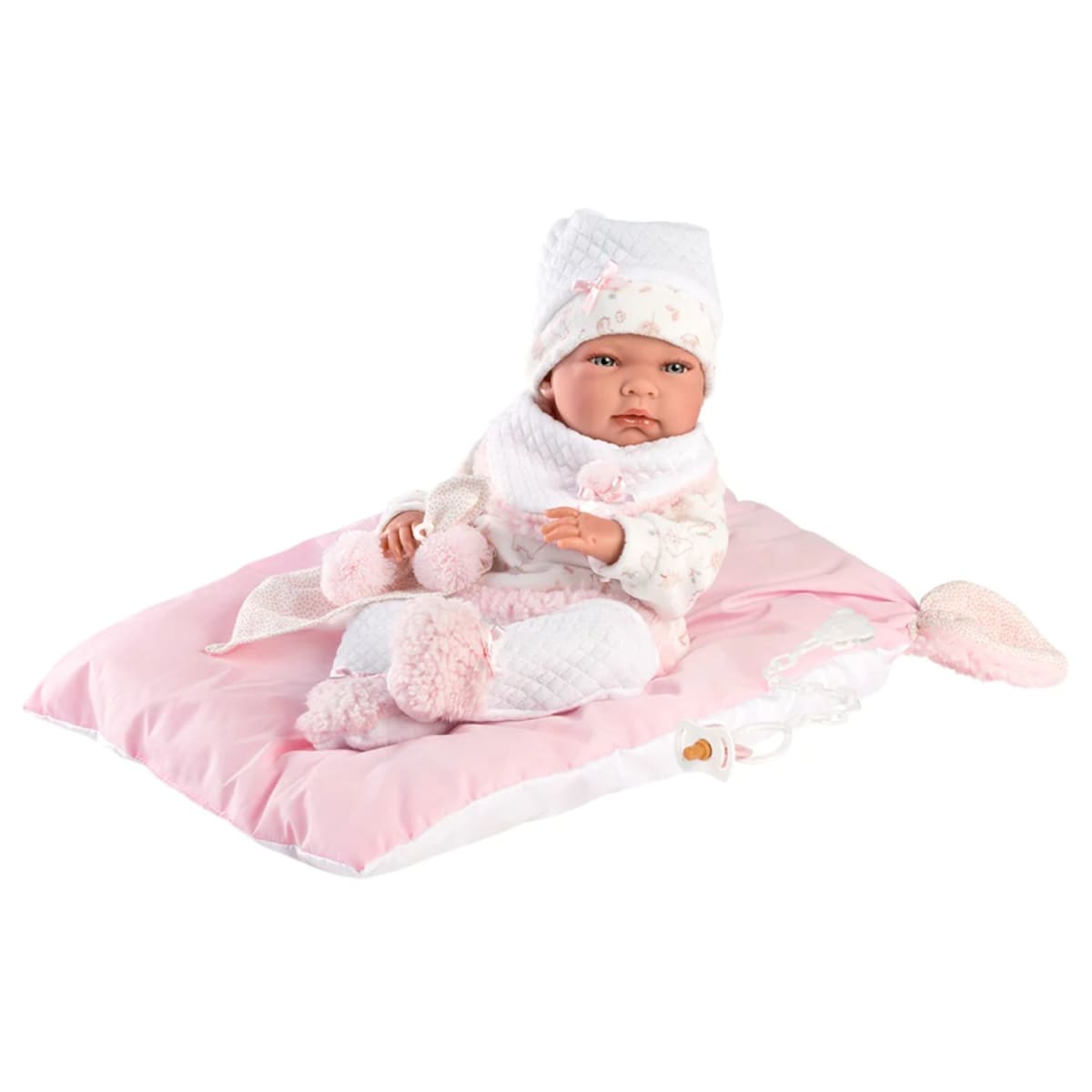 Muñeca Llorens Nica RN Cojín Rosa 40 cm4
