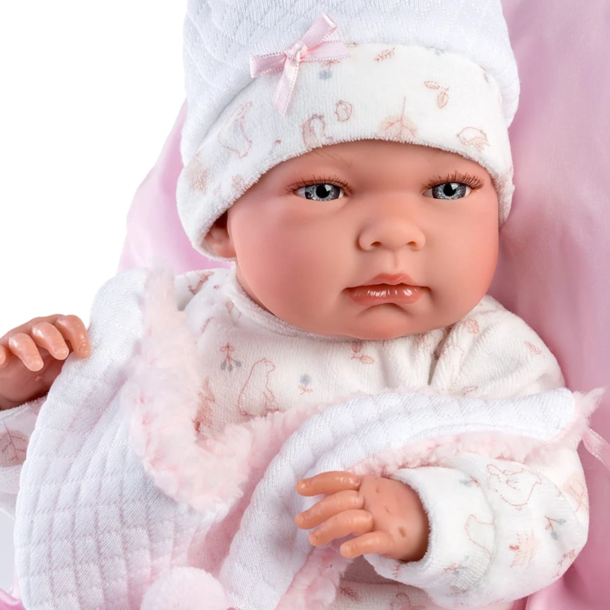 Muñeca Llorens Nica RN Cojín Rosa 40 cm3