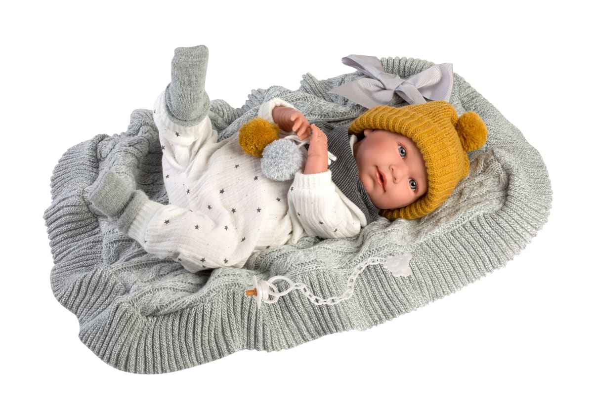 Bebé Mimo Llorón 40 cm con mantita3