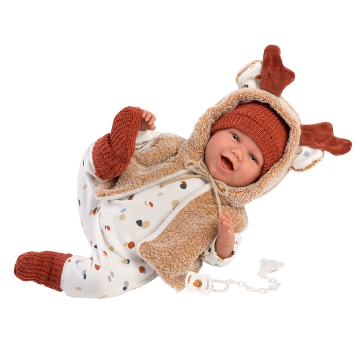 Muñeca Llorens Mimi Sonrisas Vestido Motitas2