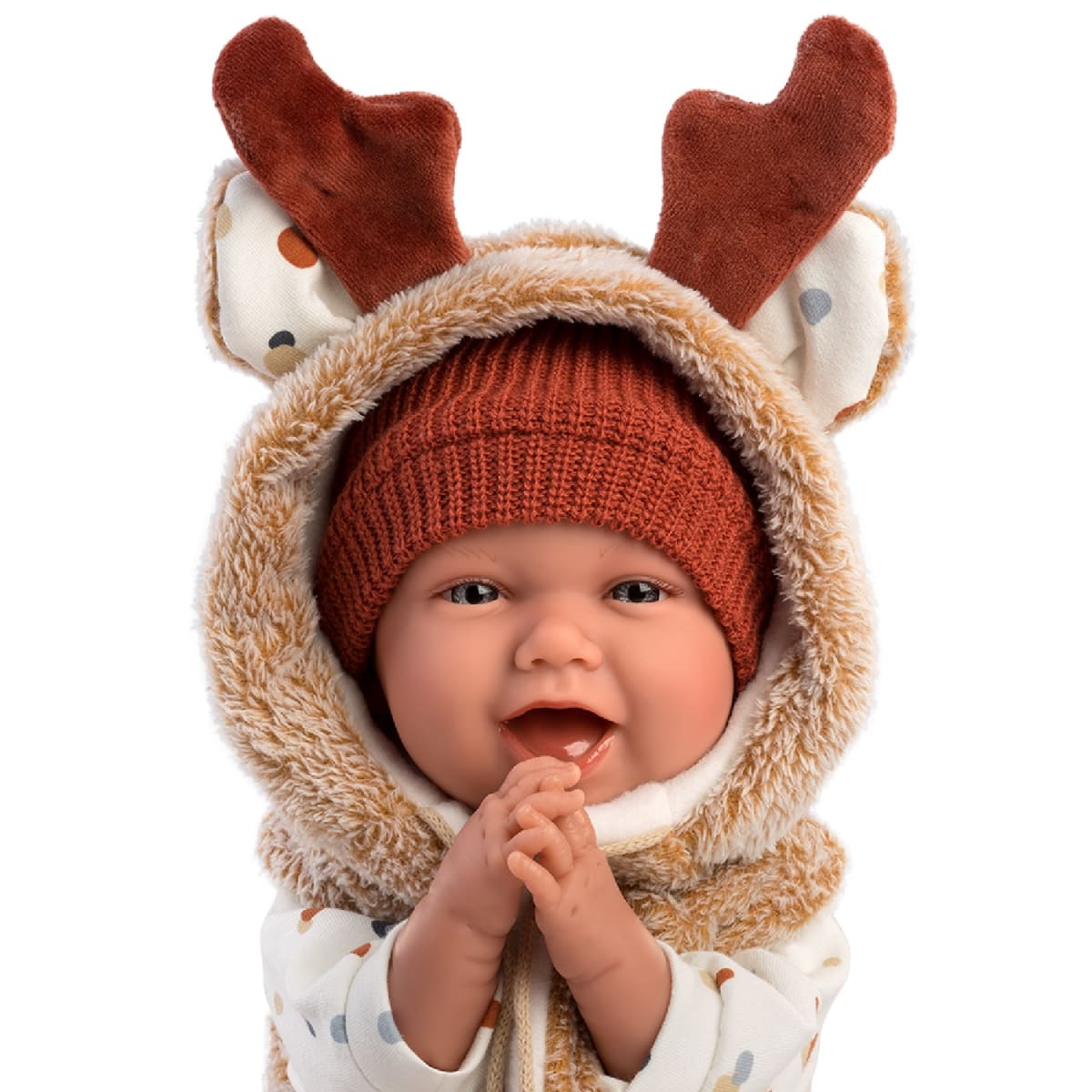 Muñeca Llorens Mimi Sonrisas Vestido Motitas1