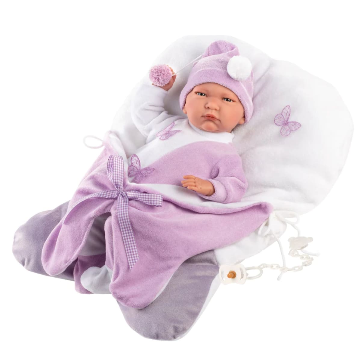 Muñeca Lala Llorona 40 cm Saquito Mariposa5