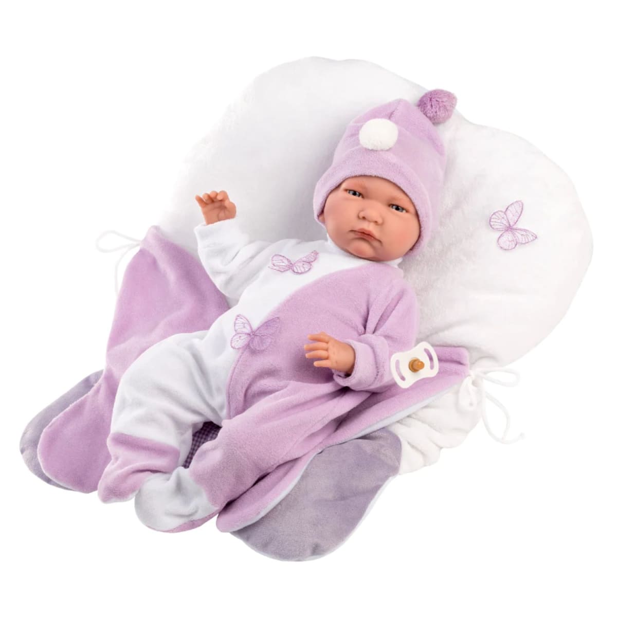 Muñeca Lala Llorona 40 cm Saquito Mariposa3