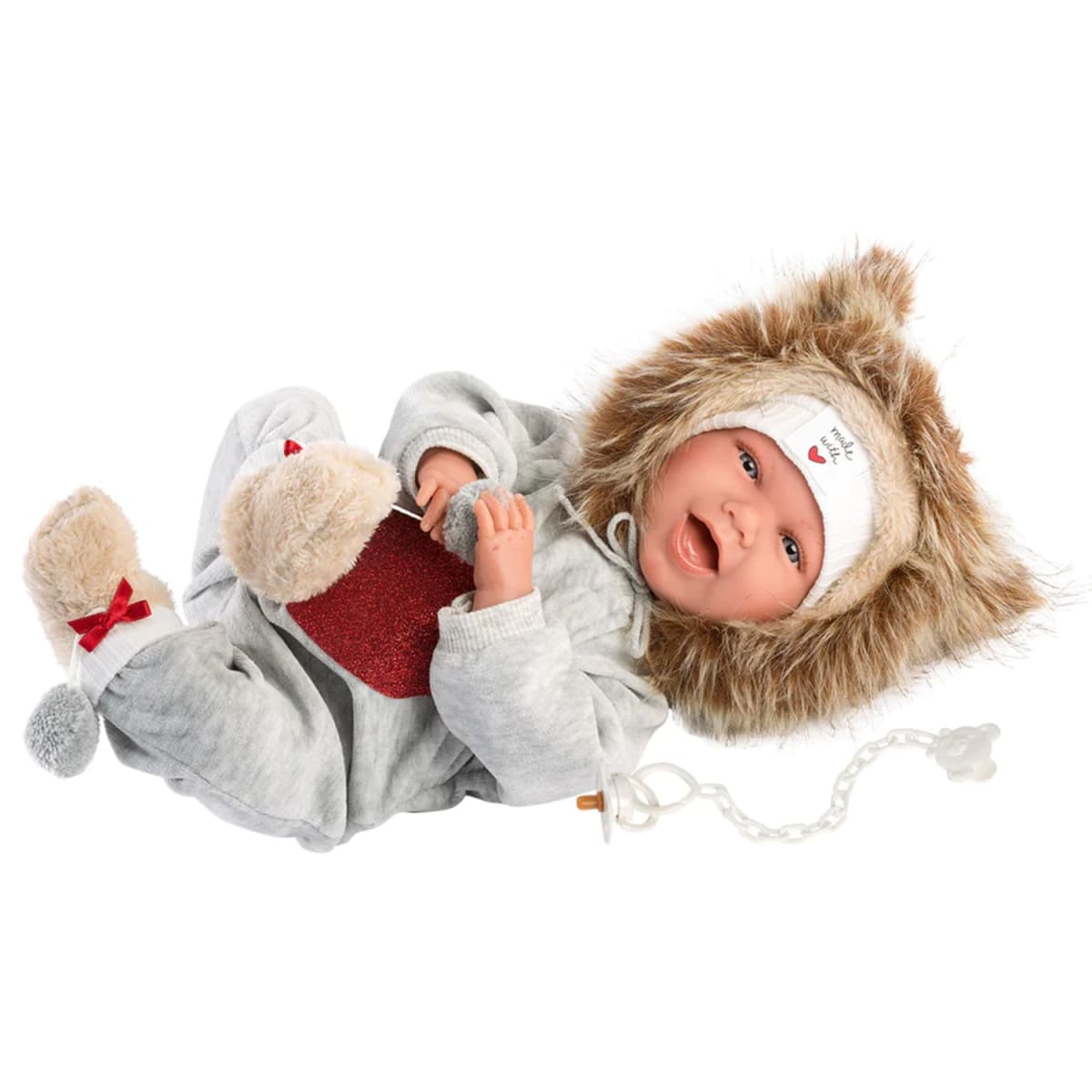 Muñeca Llorens Mimi Sonrisas 40 cm Corazón4