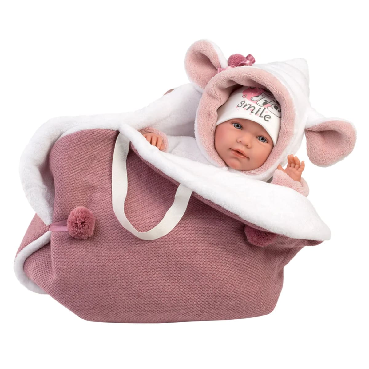 Muñeca Llorens Mimi Llorona 42 cm Saquito Rosa4