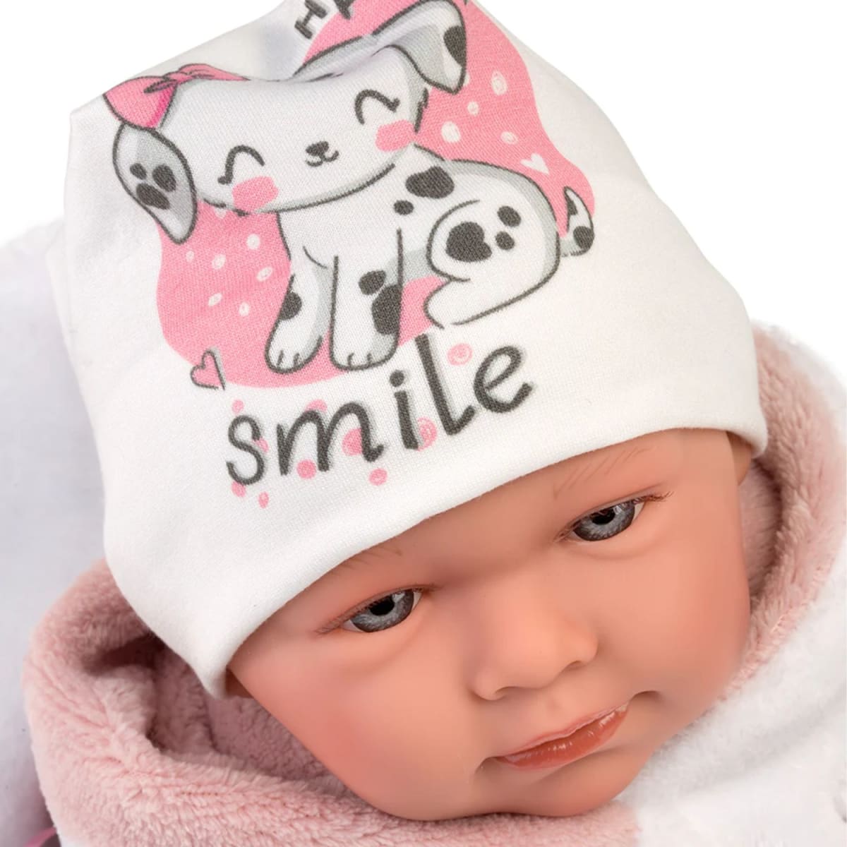 Muñeca Llorens Mimi Llorona 42 cm Saquito Rosa1