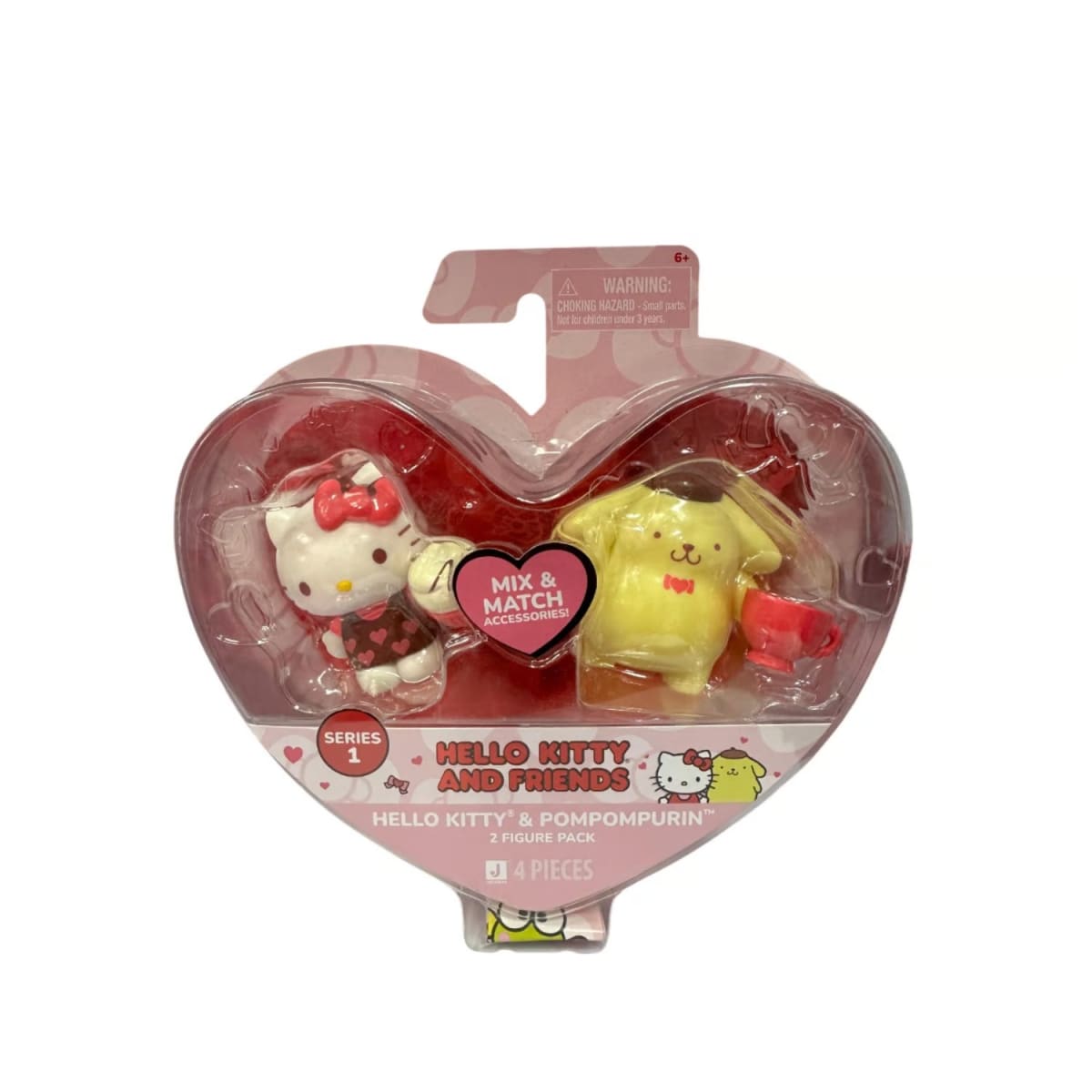 Pack de 2 Figuras Hello Kitty y Pompompurin1