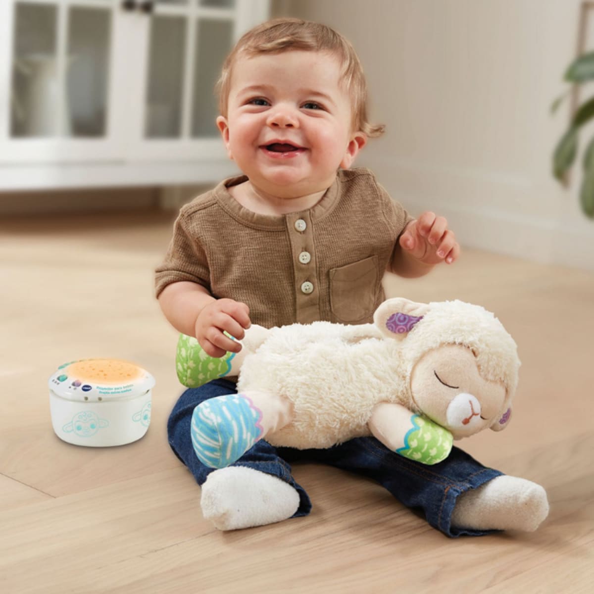 Proyector Peluche para Bebé Ovejita Dulces Sueños4