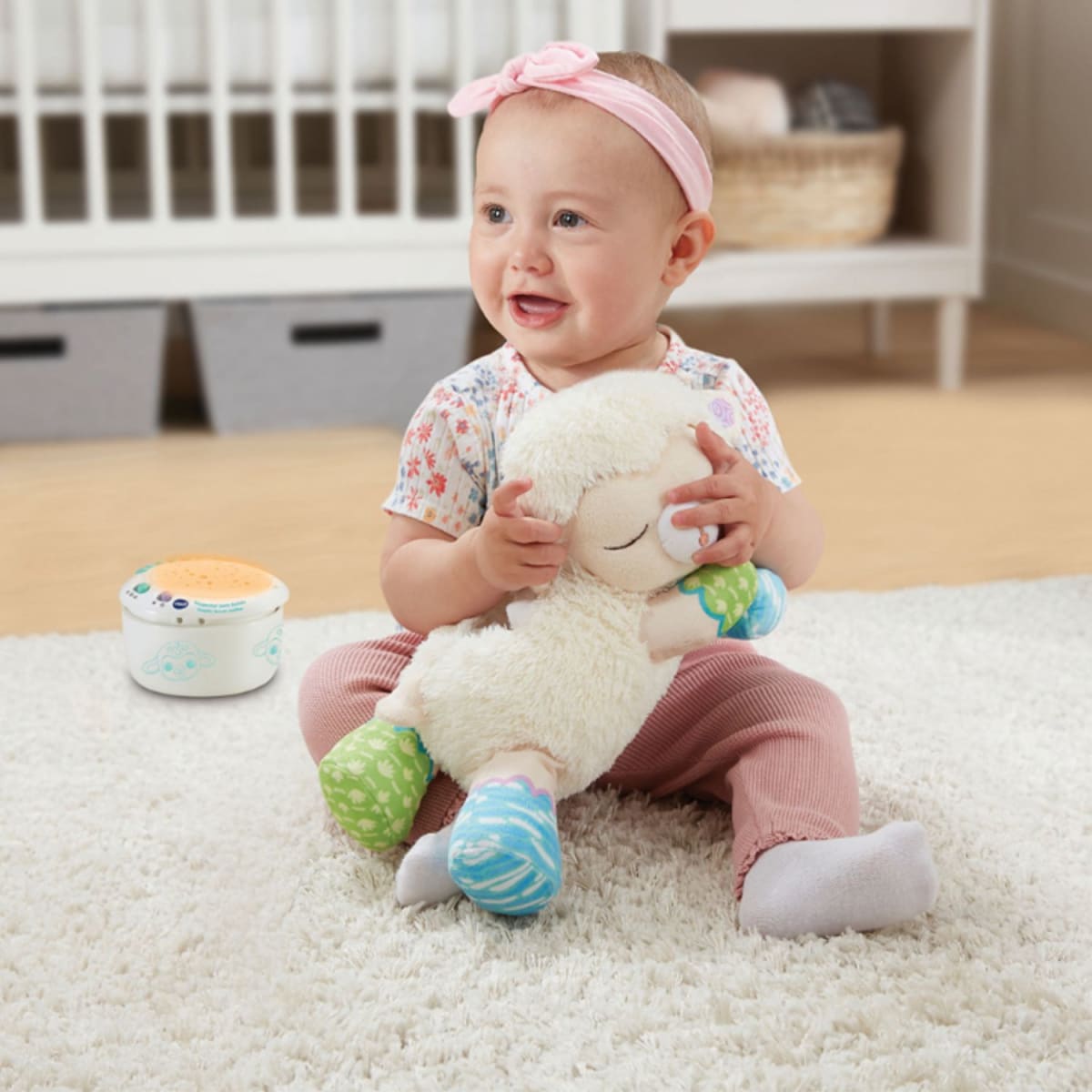 Proyector Peluche para Bebé Ovejita Dulces Sueños5