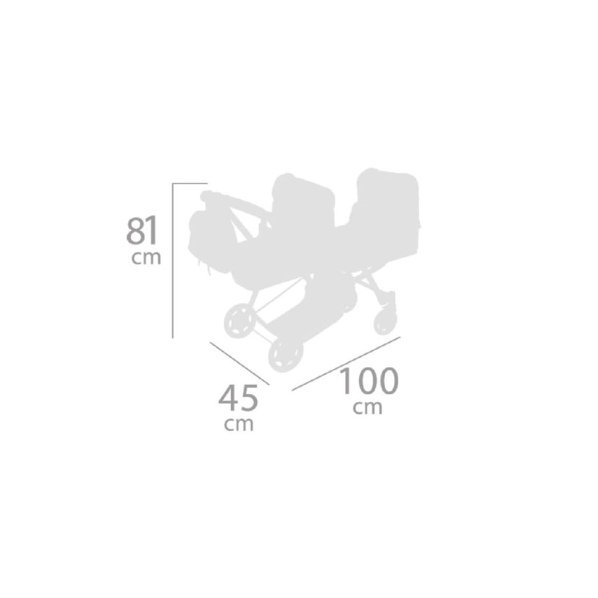 Coche Para Muñecas Gemelar Colección Sky5