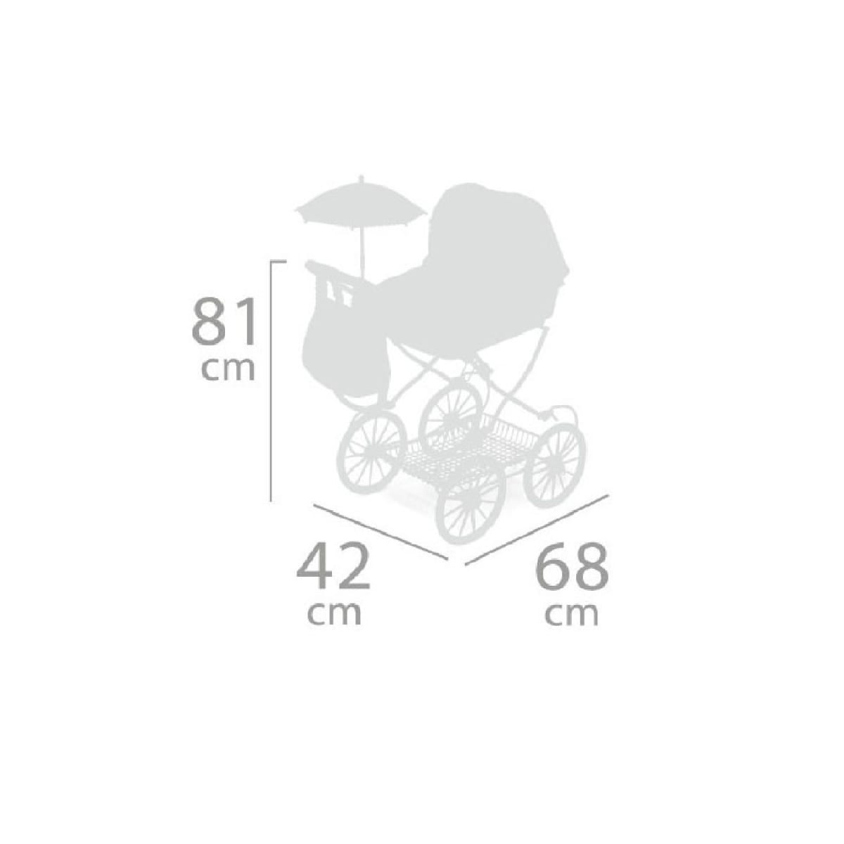Coche de Muñecas Provenza Plegable con Sombrilla 5
