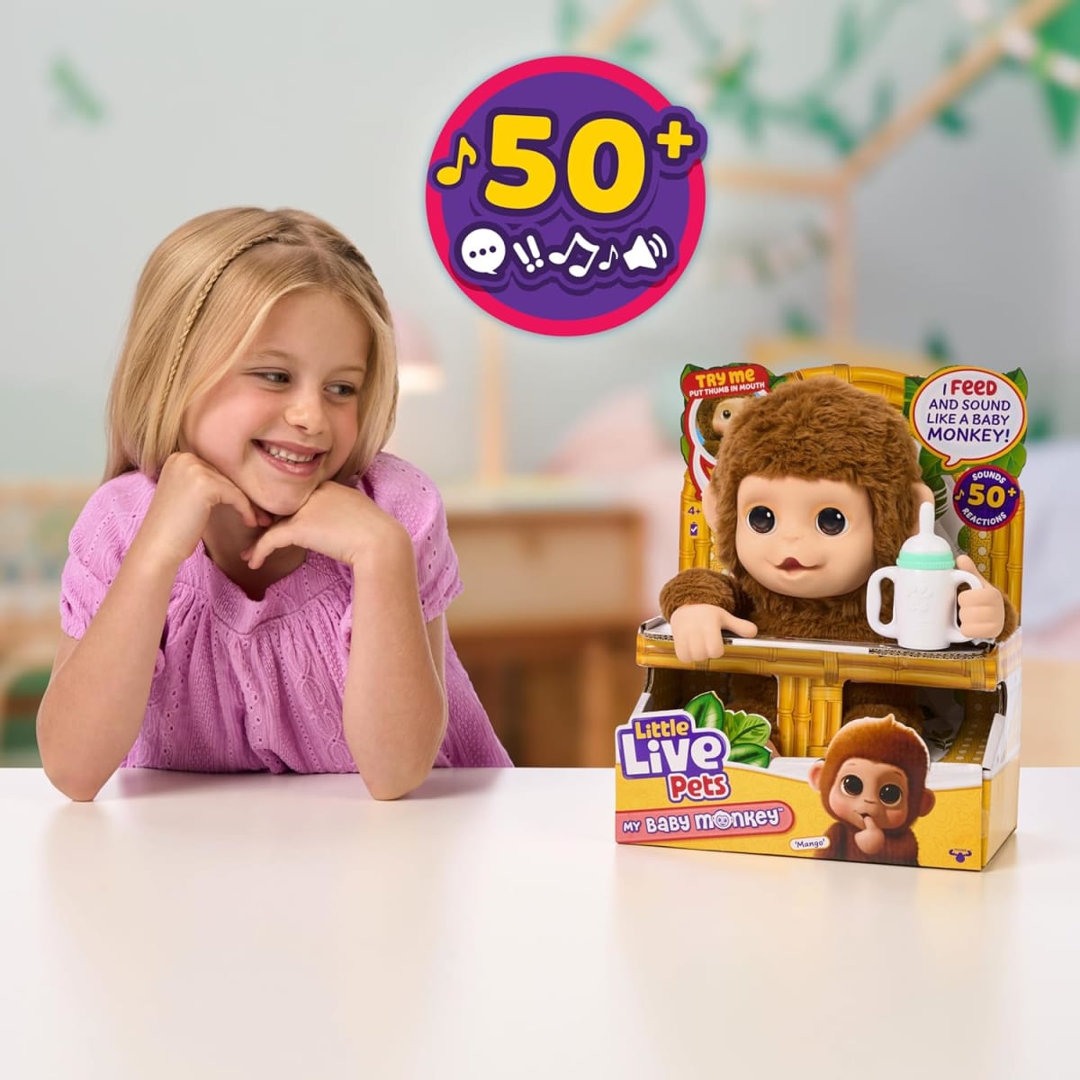 Mi Bebé Mono Mango, Más de 50 Sonidos y Reacciones2