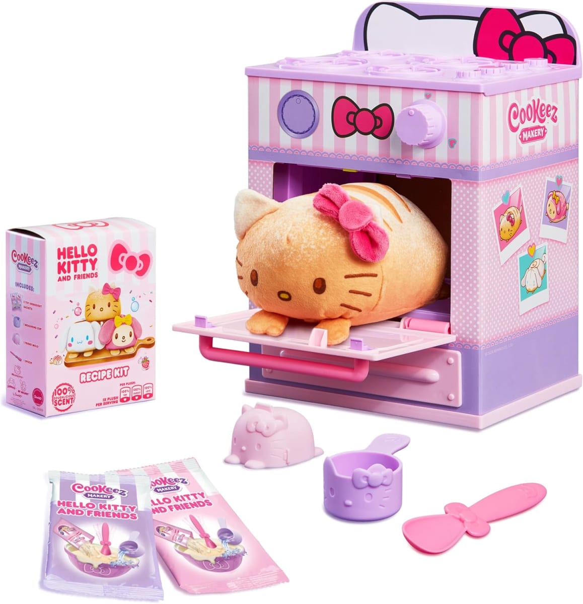 Set Horneado Hello Kitty y Amigos Cookeez Makery Mascota Sorpresa Interactiva5