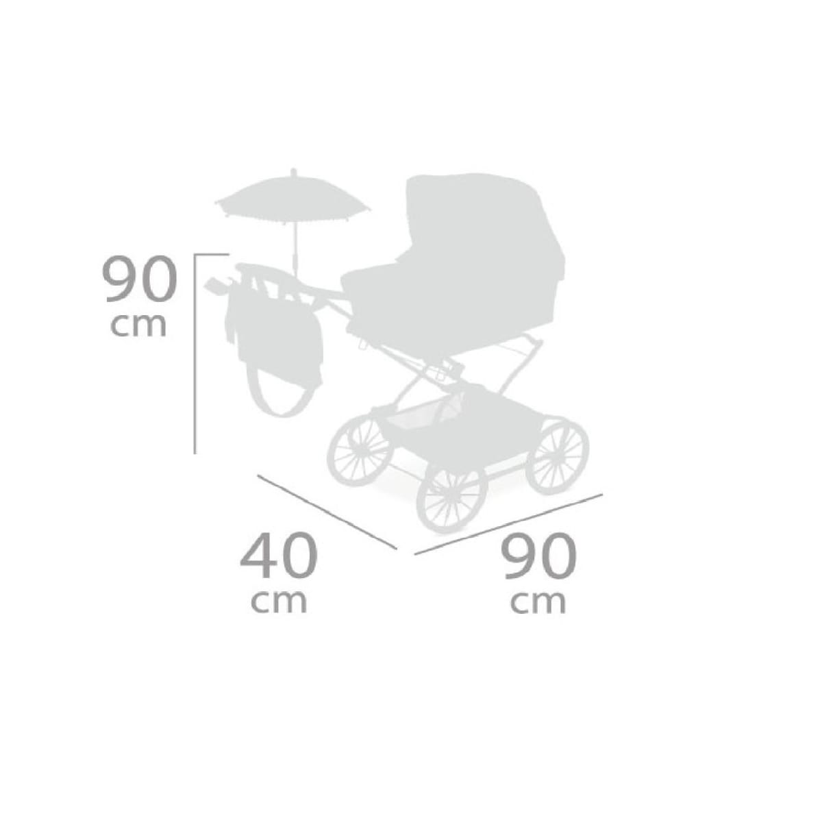 Coche de Muñecas Reborn Plegable Sky4