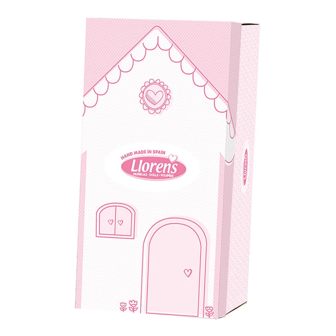 Muñeca Llorens Tina 43cm Toquilla Bambi Rosa4