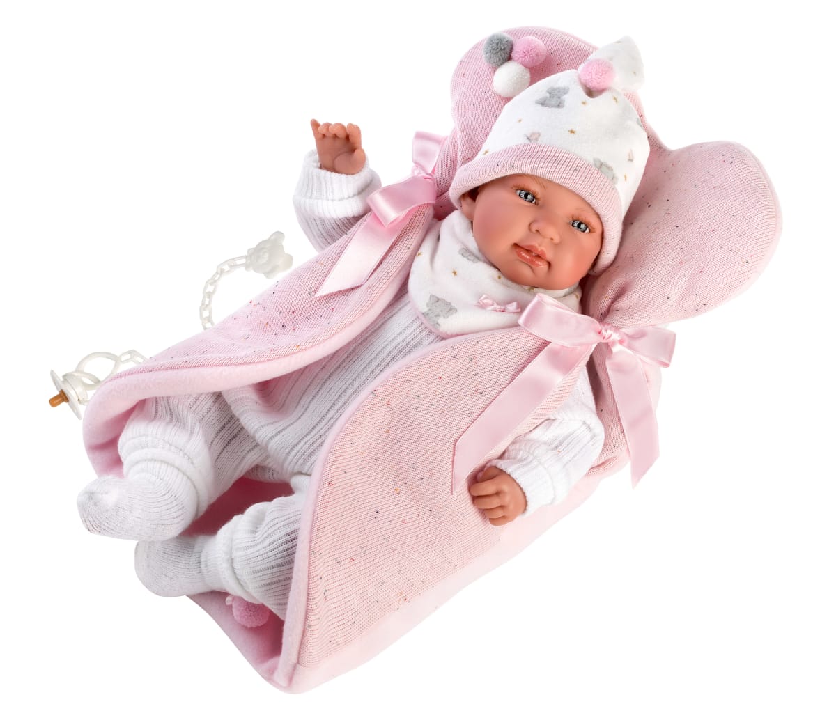 Tina Llorona Recién Nacido 42 cm con Portabebé1