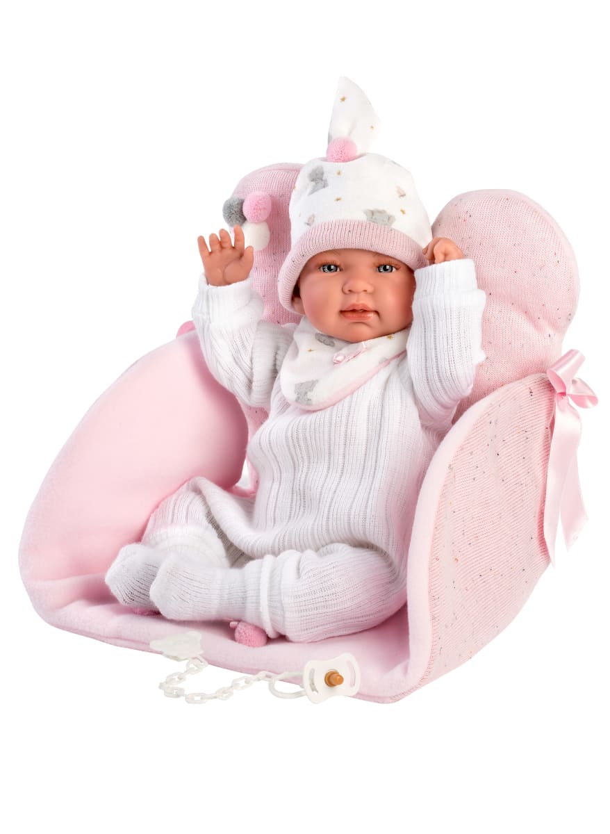 Tina Llorona Recién Nacido 42 cm con Portabebé2