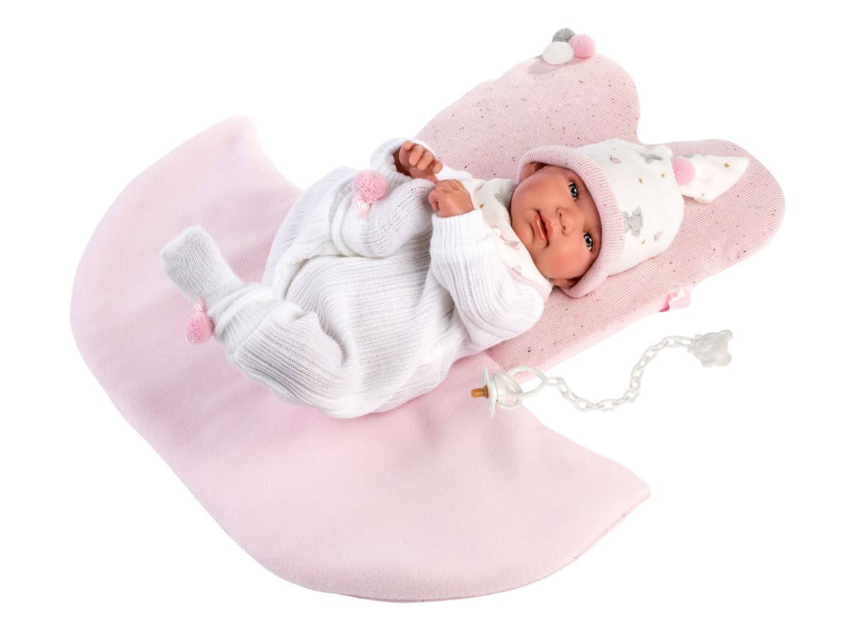 Tina Llorona Recién Nacido 42 cm con Portabebé3