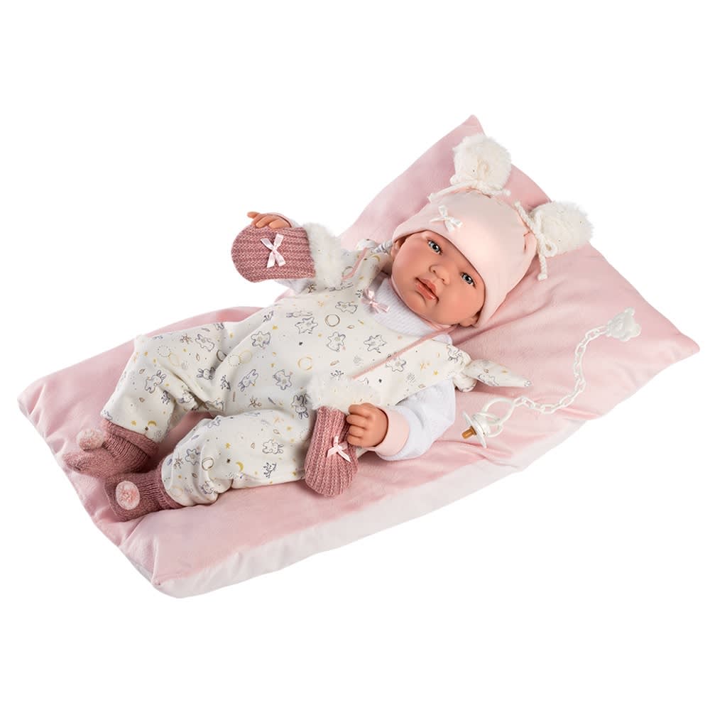 Muñeca Llorens Bebé Tina Llorona 44 Cm Cojin2