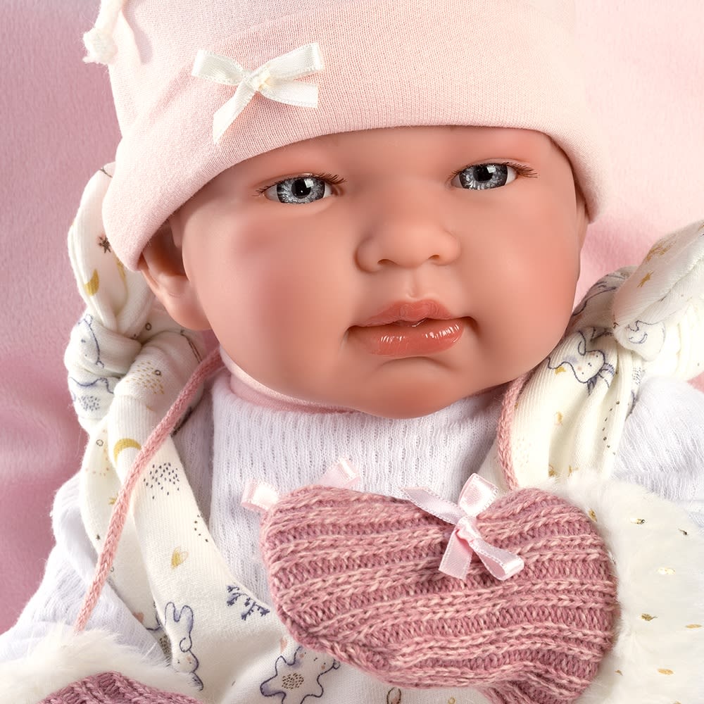 Muñeca Llorens Bebé Tina Llorona 44 Cm Cojin3