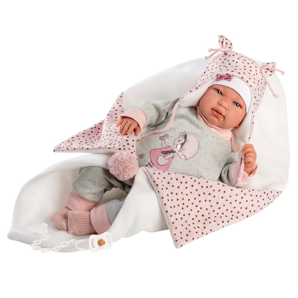Muñeca Llorens Bebé Tina Llorona 44 Cm3