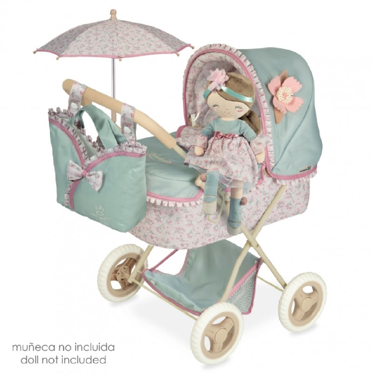 Coche de Muñeca Provenza Plegable con Sombrilla6