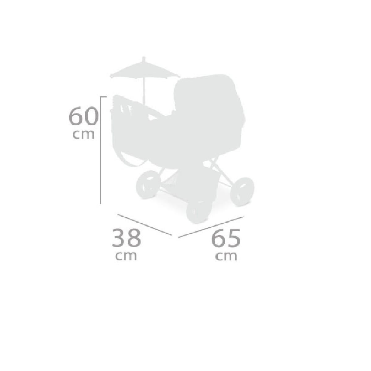 Coche de Muñeca Provenza Plegable con Sombrilla4