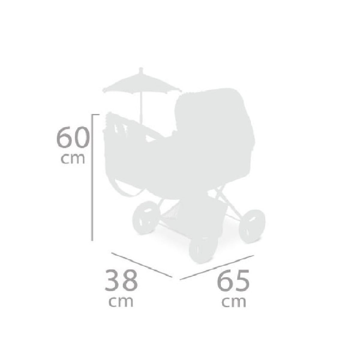 Coche de Muñeca Plegable con Sombrilla Niza4