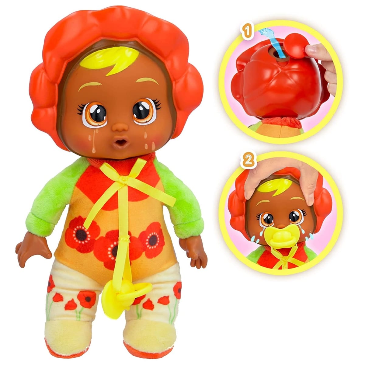 Muñeca Cry Babies Tiny Cuddles Ava 25 cm3